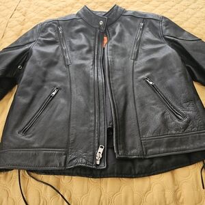 Mens Black Leather Jacket